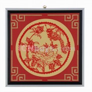 Chinese Paper Cutting, Decorative Paper-cut Frame, Decorative Paper-cut Frame Flower Bird