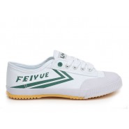 Feiyue Lo Canvas Sneakers - White/Green Shoes