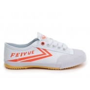 Feiyue Lo Canvas Sneakers - White/Red Shoes