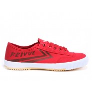 Feiyue Plain Canvas Sneakers - Red Shoes