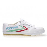 Feiyue Lo Multi Coloured Shoes - White/Red/Green