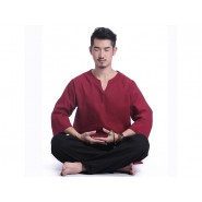 zen uniform; meditation uniform; zen meditation uniform; summer zen uniform; summer meditation uniform; cotton zen uniform; cotton meditation uniform; summer zen meditation men uniform; Original Design Summer Zen Meditation Cotton Uniform for Man