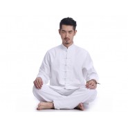 zen uniform; meditation uniform; zen meditation uniform; summer zen uniform; summer meditation uniform; cotton zen uniform; cotton meditation uniform; summer zen meditation men uniform; original design summer zen meditation men cotton uniform long sleeve