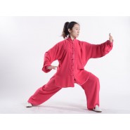 Tai Chi Clothing, Tai Chi Uniform, Tai Chi Clothing Woman, Tai Chi Uniform Woman, Tai Chi Clothing Maroon, Tai Chi Clothing summer, 