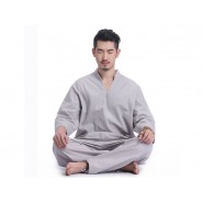 zen uniform; meditation uniform; zen meditation uniform; summer zen uniform; summer meditation uniform; cotton zen uniform; cotton meditation uniform; summer zen meditation men uniform; summer zen meditation men cotton uniform long sleeve