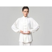 Tai Chi Clothing Casual Style white