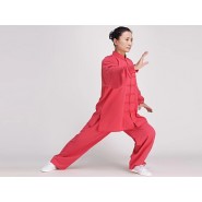 Tai Chi Clothing, Half-sleeve Tai Chi Clothing, Tai Chi Clothing Pink, Tai Chi Clothing for Woman, Tai Chi Uniform, Chinese Tai Chi Clothing, Chinese Tai Chi Uniform, Tai Chi Casual Clothing