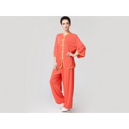 Tai Chi Clothing, Half-sleeve Tai Chi Clothing, Tai Chi Clothing Pink, Tai Chi Clothing for Woman, Tai Chi Uniform, Chinese Tai Chi Clothing, Chinese Tai Chi Uniform, Tai Chi Casual Clothing