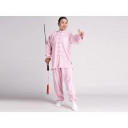 Tai Chi Clothing, Half-sleeve Tai Chi Clothing, Tai Chi Clothing Pink, Tai Chi Clothing for Woman, Tai Chi Uniform, Chinese Tai Chi Clothing, Chinese Tai Chi Uniform, Tai Chi Casual Clothing