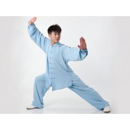 Tai Chi Clothing, Flax Tai Chi Clothing, Blue Tai Chi Clothing, Tai Chi Clothing for Man, Tai Chi Uniform, Chinese Tai Chi Clothing, Chinese Tai Chi Uniform, Tai Chi Casual Clothing