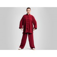 Tai Chi Clothing, Tai Chi Uniform, Tai Chi Clothing for woman, Tai Chi Clothing Set Professional  burgundy Jinwu