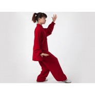 Tai Chi Clothing, Flax Tai Chi Clothing, Claret Tai Chi Clothing, Tai Chi Clothing for Woman, Tai Chi Uniform, Chinese Tai Chi Clothing, Chinese Tai Chi Uniform, Tai Chi Casual Clothing