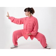 Tai Chi Clothing, Flax Tai Chi Clothing, Pink Tai Chi Clothing, Tai Chi Clothing for Woman, Tai Chi Uniform, Chinese Tai Chi Clothing, Chinese Tai Chi Uniform, Tai Chi Casual Clothing