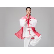 Tai Chi Clothing, Tai Chi Shawl,Tai Chi Shawl Gradient Color, Tai Chi Clothing outside veil