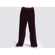 Tai Chi Pants Pleuche for Men and Women