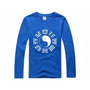 Tai Chi T-shirt, Tai Chi T-shirt long sleeve, Tai Chi T-shirt Blue