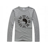 Tai Chi T-shirt, Tai Chi T-shirt long sleeve, Tai Chi T-shirt Grey