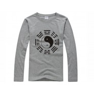 Tai Chi T-shirt, Tai Chi T-shirt long sleeve, Tai Chi T-shirt Grey