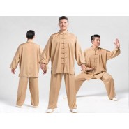 Tai Chi Uniform Silk and Satin Suit for Men and Women