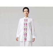 Tai Chi Clothing women long-sleeved White Uniforms