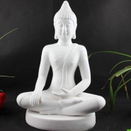 Sakyamuni Buddha; Buddha Ornament; Thai India Buddha; Chinaware Handicraft Ornament; Original Handicraft Ornament; Thai India Sakyamuni Buddha in Sitting Position Chinaware Originally Handicraft Ornament