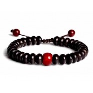 Buddhist Prayer beads, Buddhist Prayer bracelet, Buddhist Prayer necklace, Buddhist Mala, Bodhi Beads, Bodhi Beads bracelet, Buddhist Prayer 18 Indonesia Coconut Shell Beads, Buddhist Prayer 18 Indonesia Coconut Shell Beads adjustable