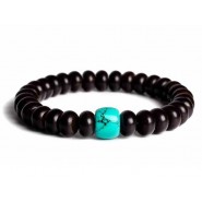 Buddhist Prayer beads, Buddhist Prayer bracelet, Buddhist Prayer necklace, Buddhist Mala, Bodhi Beads, Bodhi Beads bracelet, Buddhist Prayer 18 Indonesia Coconut Shell Beads, Buddhist Prayer 18 Indonesia Coconut Shell Beads Turquoise Mala