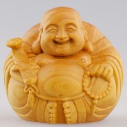 wood carving; wood carving Buddha; Maitreya Buddha ornament; Buddha ornament; wood carving Maitreya Buddha ornament handicraft