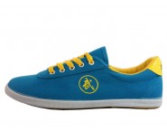 Double Star Canvas Tai Chi Shoes Blue