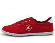 Double Star Canvas Tai Chi Shoes Red