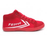 Feiyue DELTA MID Sneakers - Red Canvas Shoes
