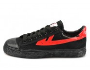 Warrior Footwear Black Red Basketball Shoes