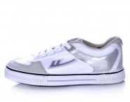 Warrior Footwear Basketball Shoes White Sliver Stripe