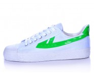 Warrior Footwear White Green Basketball Shoes