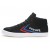 Feiyue Shoes 2017 Autumn and Winter New High Top Knight Classic Casual Canvas Shoes Black with Blue Red Strips