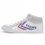 Feiyue Shoes 2017 Autumn and Winter New High Top Knight Classic Casual Canvas Shoes White with Blue Red Strips