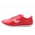 Genuine Leather Tai Chi Shoes for Martial Art Red