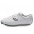 Genuine Leather Tai Chi Shoes for Martial Art White Black Cloud