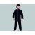 Tai Chi Clothing Set Kids Boy Velvet Navy Blue