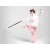 Tai Chi Clothing Set Women Spring Winter White Pink