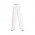 Tai Chi Pants Cotton with Silk for Men and Women White