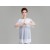 Tai Chi Uniform Half-sleeve Veil for Summer Eight Colors White